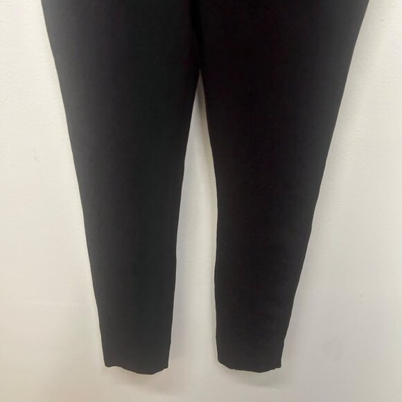Quince Ultra-Stretch Ponte Pintuck Ankle Pants black small - Picture 3 of 11